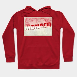 Monaco Vintage style retro souvenir Hoodie